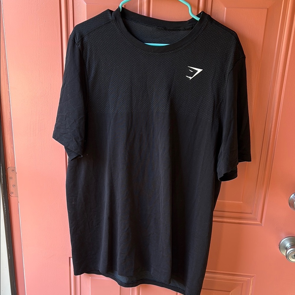 Gymshark black mens shirt